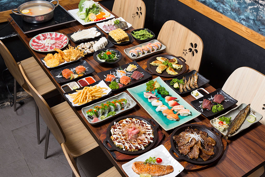 HCM - Buffet lẩu hải sản sushi thượng hàng chuẩn vị Nhật Bản tại Nhà hàng Nijyu  Maru