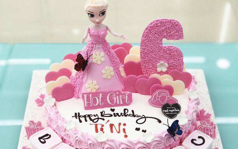 Mách ba mẹ các mẫu bánh sinh cho bé gái siêu dễ thương - Bánh Blog