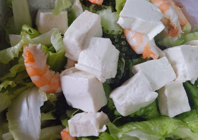 Salad cải caron - rong nho