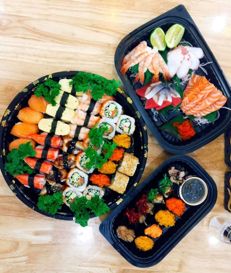 Set Sushi tươi ngon tại Sushi Garden Vũ Trọng Phụng